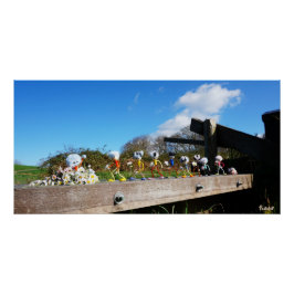 Optocht van Fubby's naar felicitatie. Poster