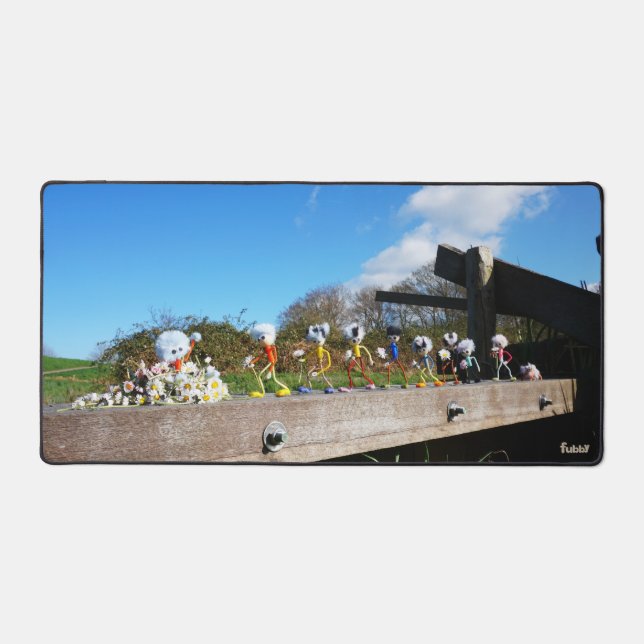 Optocht van Fubby's naar felicitatie. Schreibtischunterlage (Vorderseite)