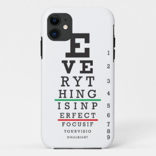 Optometrie-Augen-Diagramm Case-Mate iPhone Hülle