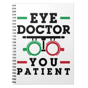 Optometrie Augenarzt Sie Patient Notizblock