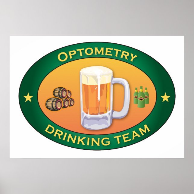 Optometrie Drink Team Poster (Vorne)