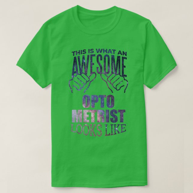 Optometrie Funny Sprichwort 2 T-Shirt (Design vorne)