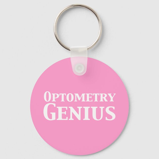 Optometrie Genius Geschenke Schlüsselanhänger (Vorderseite)