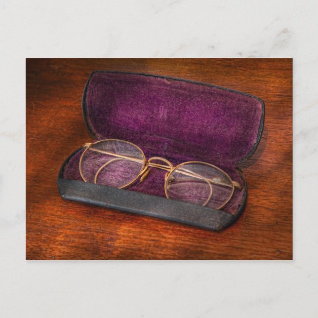 Optometrie - Hat jemand meine Brille gesehen? Postkarte (Vorderseite)
