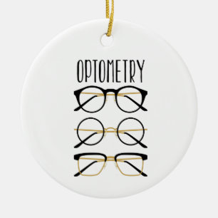 Optometrie Keramik Ornament