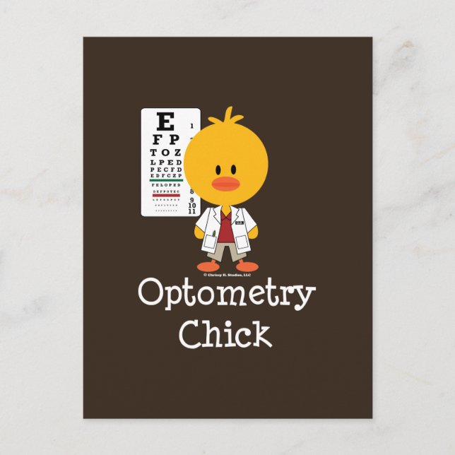 Optometrie Kick Postkarte (Vorderseite)