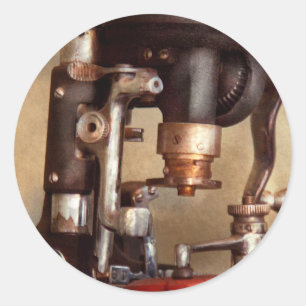 Optometrie - Linschneidemaschine Runder Aufkleber