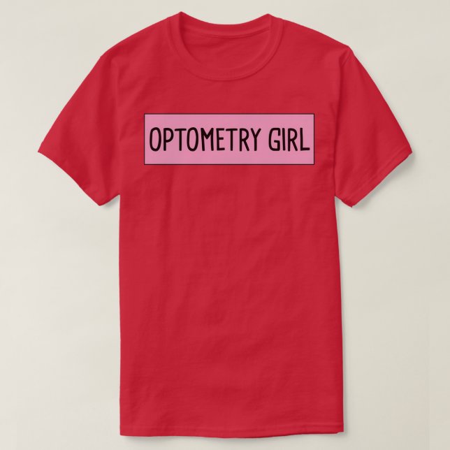 Optometrie Mädchen 1 T-Shirt (Design vorne)