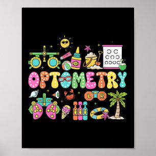 Optometrie Sommer Stimmung Augenheilkunde Technik Poster