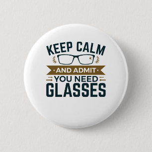 Optometriker Behalte beruhigen Eingeständnis, dass Button