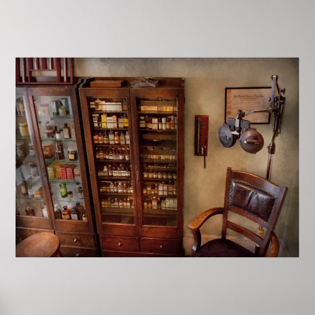 Optometriker - Büro der Optometristen Poster (Vorne)