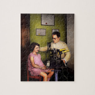Optometriker - die Augenuntersuchung 1929 Puzzle