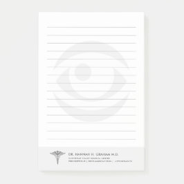 Optometriker| Eye Doctor individuell einstellbare Post-it Klebezettel
