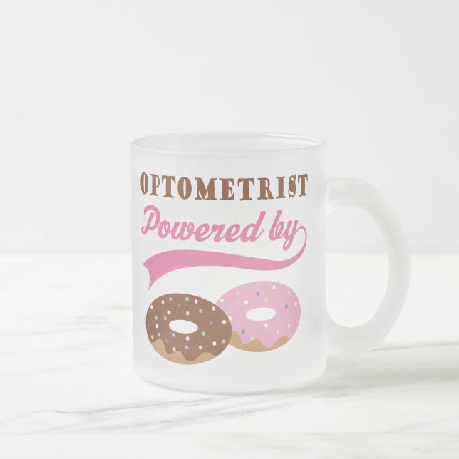 Optometriker-Geschenk (Schaumgummiringe) Mattglastasse (Rechts)