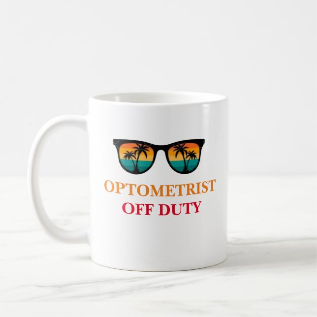 Optometriker-Off-Duty Kaffeetasse (Links)