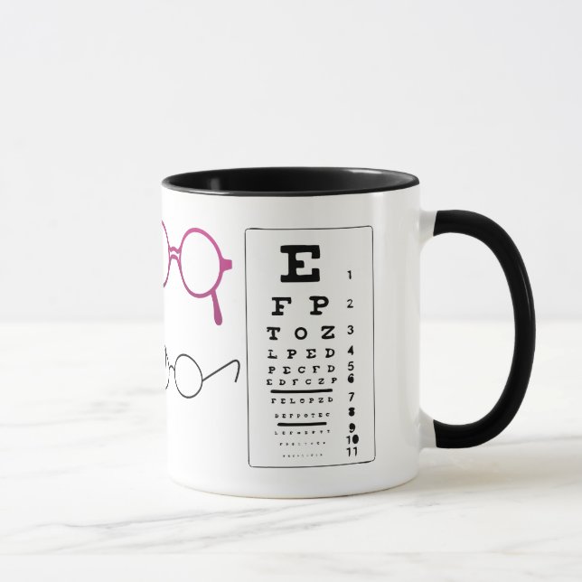Optometriker Ophthalmologe "Auge Destiny Destiny" Tasse (Rechts)