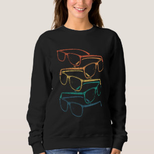Optometriker Retro Vintage Brille Augengläser Sweatshirt