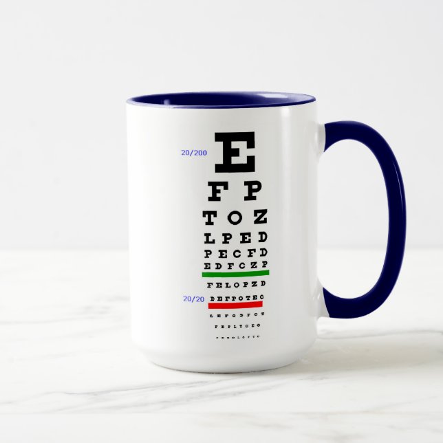Optometriker Tasse (Rechts)