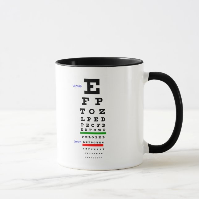 Optometriker Tasse (Rechts)