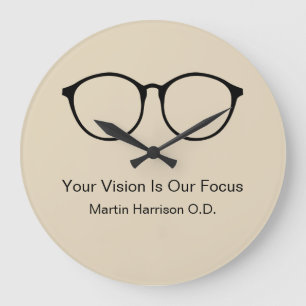 Optometrisches Büro Warte Zimmeruhren Große Wanduhr