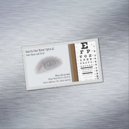 Optometristen Business Card Magnet