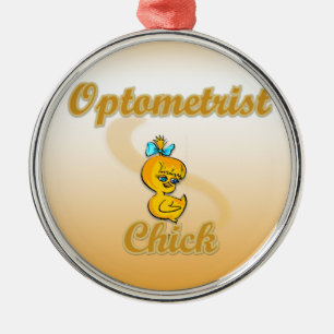 Optometristin Ornament Aus Metall