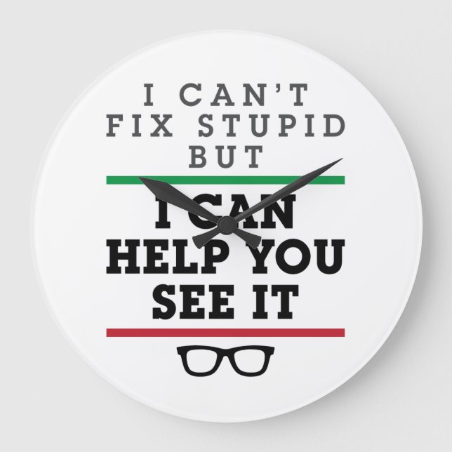 Optometristische Optometrie Ophthalmologie Siehe S Große Wanduhr (Vorderseite)