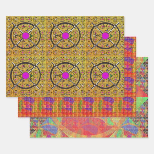 Optoskept-Verpackungspapier-Set Geschenkpapier Set (Set)