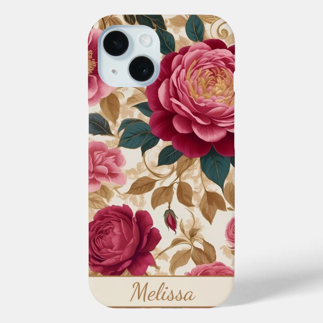 Opulent Garden Rose Case-Mate iPhone Hülle (Rückseite)