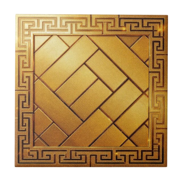 Opulent Greece Key Keramik Tile Fliese (Vorderseite)