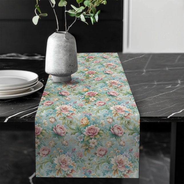 Opulent Rokoko Table Runner Rich Artistic Charm Großer Tischläufer (Opulent Rococo Table Runner Rich Artistic Charm)