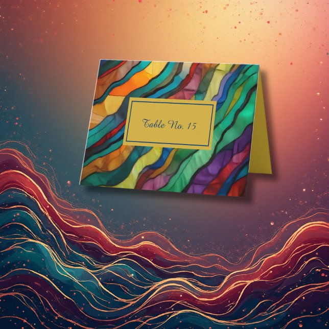 Opulente Tischnummer der afrikanischen Hochzeit in (Von Creator hochgeladen)