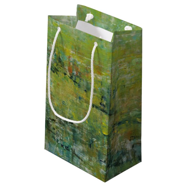 opulentes Feld II Kleine Geschenktüte (Rückseite Schrägansicht)