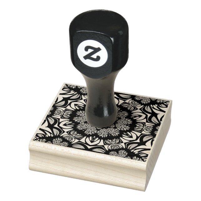 Opulenz bw. Briefmarke Gummistempel (Stempel)
