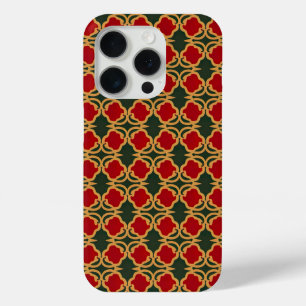Opulous Gold and Red Floral Case-Mate iPhone Hülle