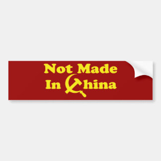 OPUS gemacht nicht in der China Autoaufkleber