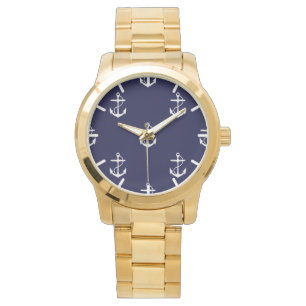 Opus Posh Anchor Nautical Custom Armbanduhr
