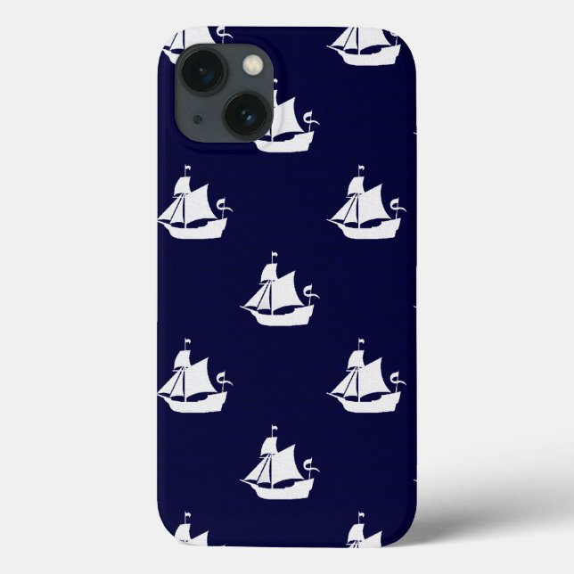 Opus Posh Ship Nautical Case-Mate iPhone Hülle (Rückseite)