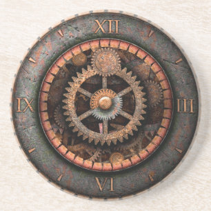 Opus Posh Steampunk Zahnräder Getränkeuntersetzer
