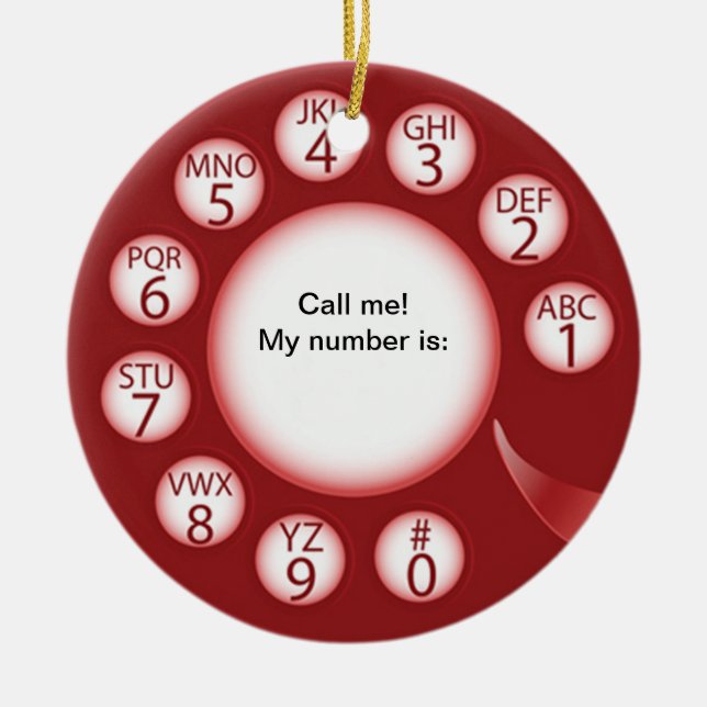 OPUS rufen den Mann an! Keramikornament (Vorne)