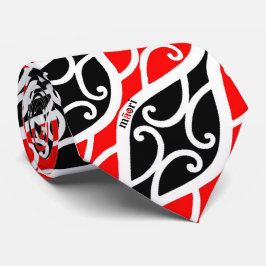 OPUS traditionelles Maori- - Doppeltes versah mit Krawatte