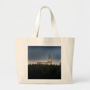 Oquirrh Mountain LDS Utah Tempel Jumbo Stoffbeutel