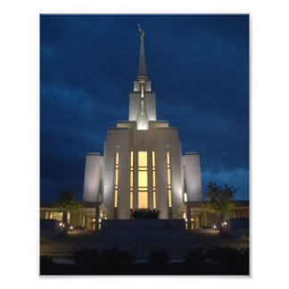 Oquirrh Mountain Utah LDS (Mormon) Temple Fotodruck