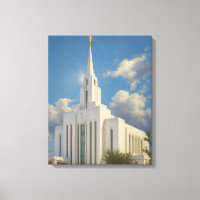 Oquirrh Mountain Utah Temple Painting™ LDS Leinwan