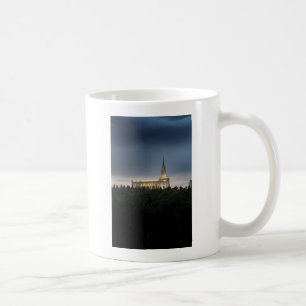 Oquirrhirsche Bergkulisse utah Tempel Tasse