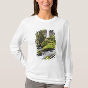 OR, Columbia River Gorge, Elowah-Fälle und T-Shirt