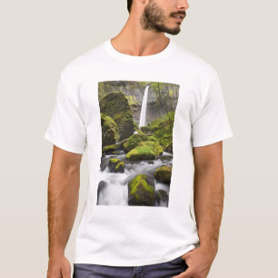 OR, Columbia River Gorge, Elowah Falls und T-Shirt