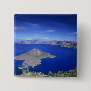 OR, Crater Lake NP, Wizard Island und Krater Button