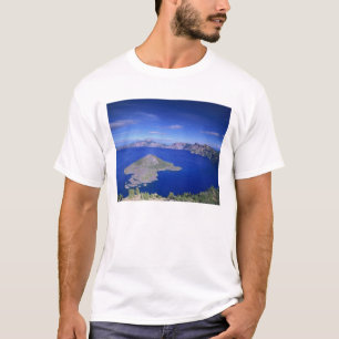OR, Crater Lake NP, Wizard Island und Krater T-Shirt