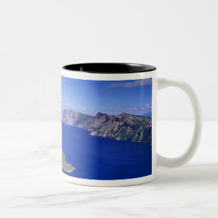 OR, Crater Lake NP, Wizard Island und Krater Zweifarbige Tasse